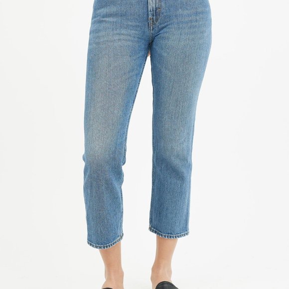 Acne Studios Pop LT Vintage Crop Boyfriend Jeans - Picture 2 of 10